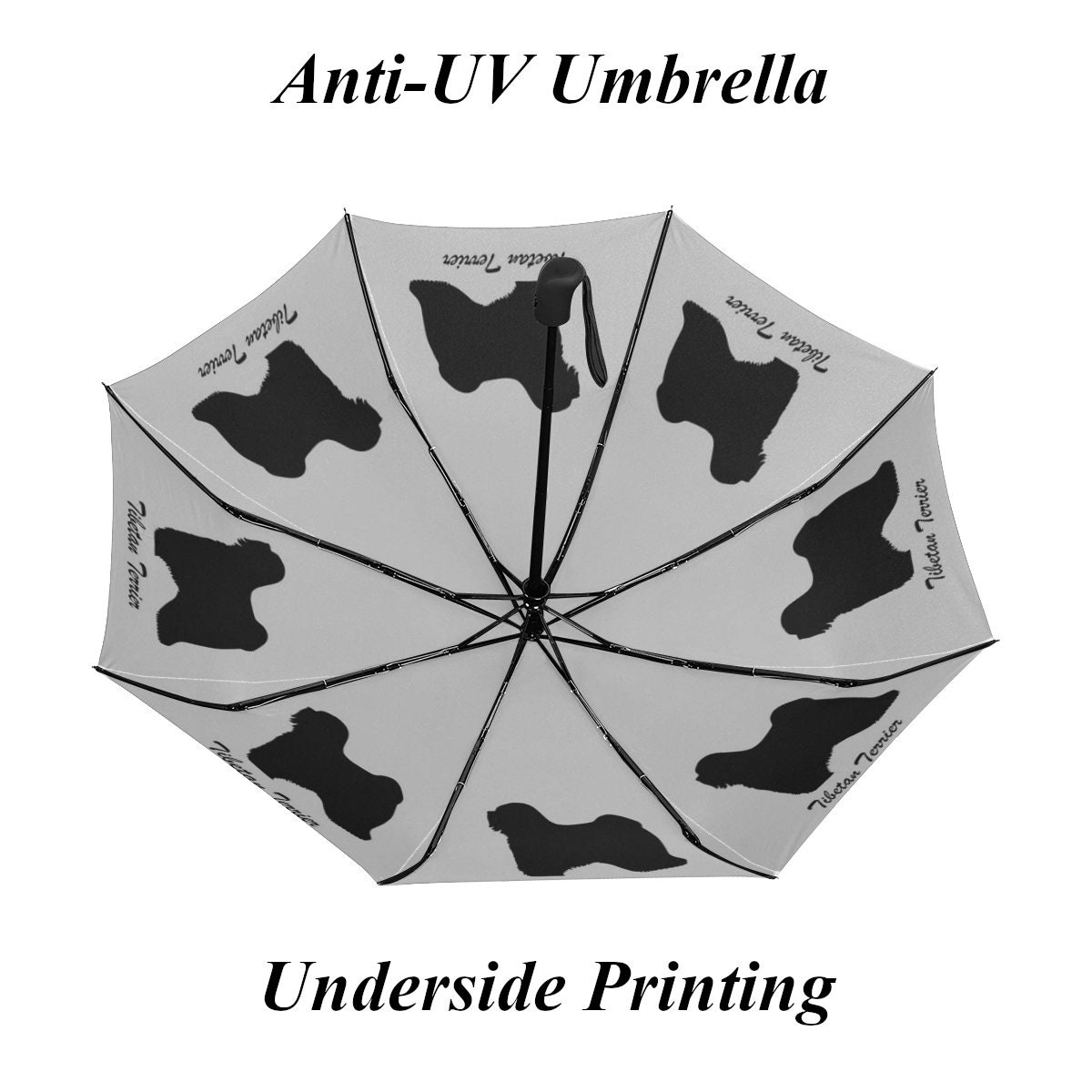 Tibetan Terrier Umbrella - Black Tibetan Terrier Umbrella - Black