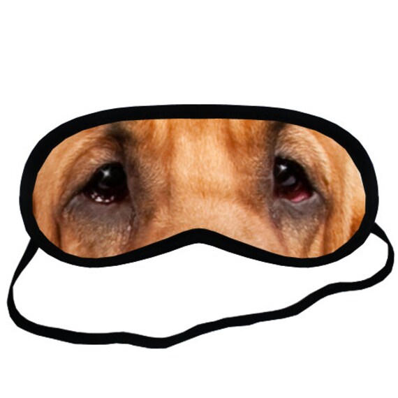 BLOODHOUND Eyes Sleep MASK Dog Puppy Lover Gifts Stuff Etsy