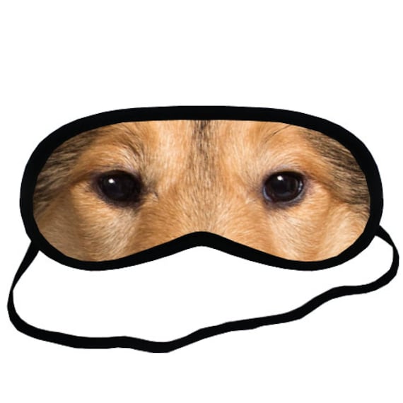 ROUGH COLLIE Eyes Sleep MASK Lassie Dog Puppy Lover Gifts Stuff