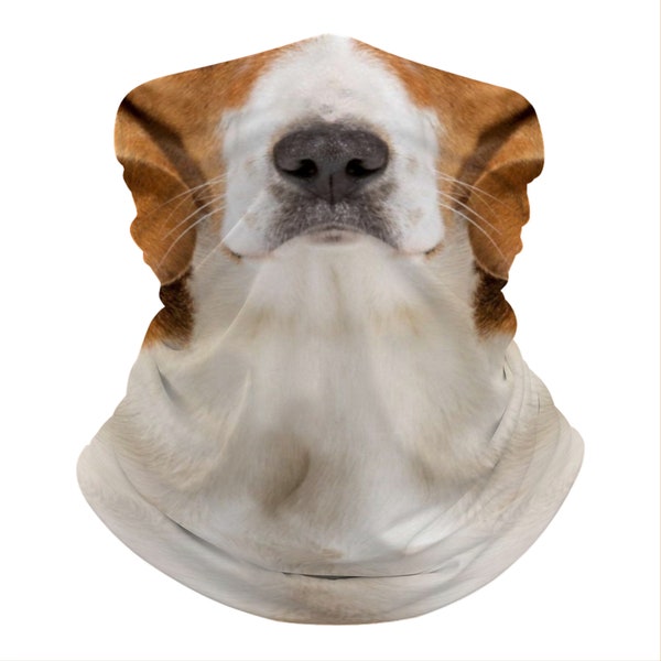 Écharpe tube de cou Beagle, 1 couche fine et légère, sans couture, bandana extensible pour les amoureux des chiens