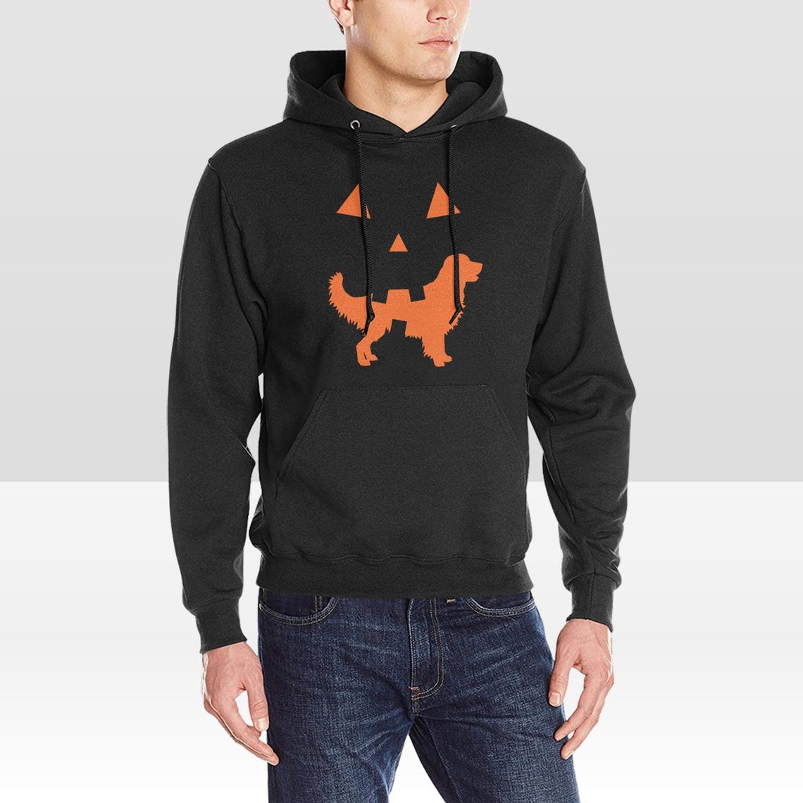 Golden Retriever Pumpkin Face SVG PNG: Halloween Dog (digital Download ...