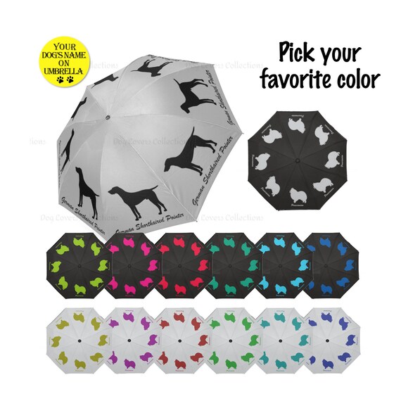 Paraguas puntero de pelo corto personalizado nombre - Etsy España