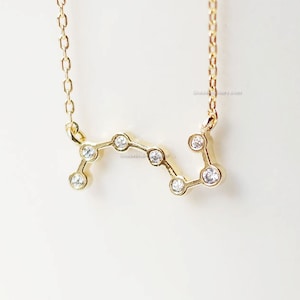 Big Dipper Necklace, BigDipper necklace, Constellation Necklace, seven Stars Necklace, Plough Necklace, wedding, bridesmaid, birthday gifts