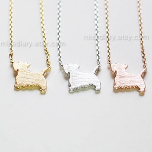 Scottish Terrier necklace, Scottie necklace, Animal Petite Simple Jewelry, gift ideas, pet necklace, dog necklace, animal necklace,