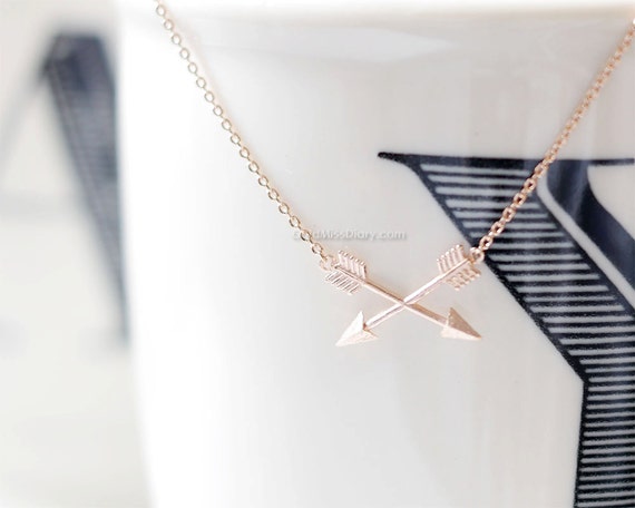 Etsy shop arrow necklace
