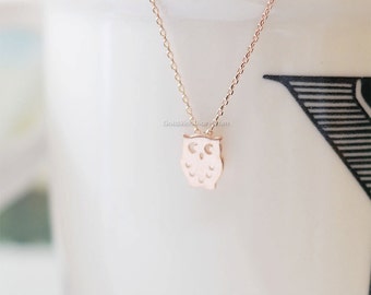 14K GOLD PLATED OWL PENDANT NECKLACE LONG CHAIN NECKLACE XMAS GIFT JEWELLERY 14K GOLD PLATED OWL PENDANT NECKLACE LONG CHAIN NECKLACE XMAS GIFT JEWELLERY