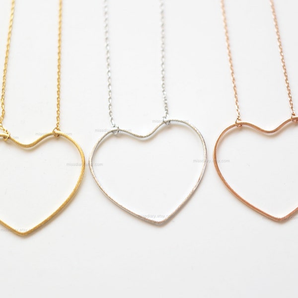 MERX NECKL OPEN HEART SHORT