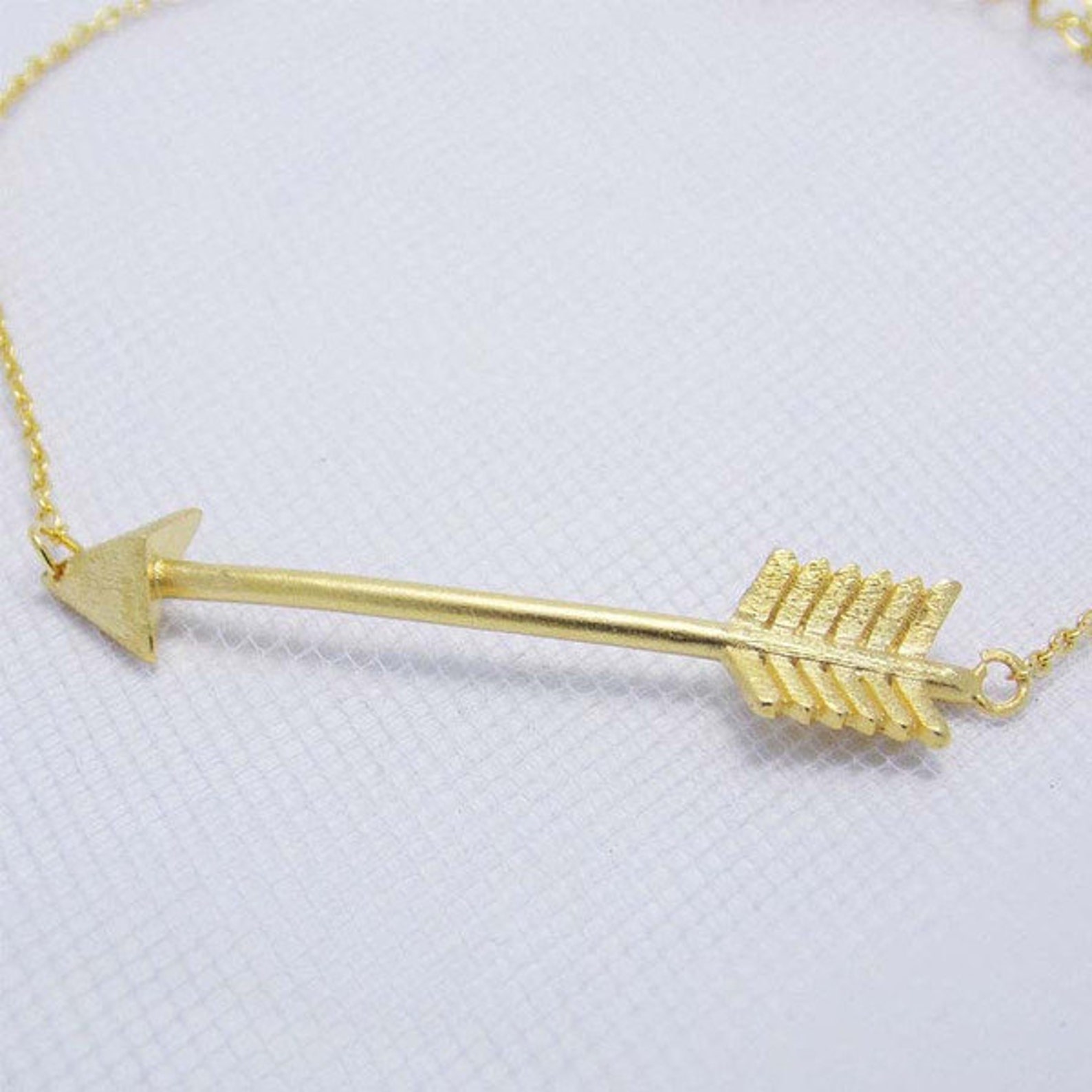 Gold Arrow Bracelet Gold Arrow Jewelry Gold Stack Bracelet Etsy