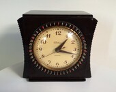 Telechron 8H55 Art Deco Bakelite Table Clock