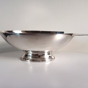 Christian Fjerdingstad Designed Art Deco Christofle Gallia Cygne Silverplate Gravy Boat