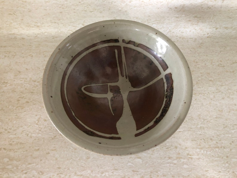 Modern Studio Pottery Footed Bowl