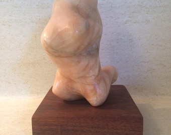 The Embrace Modern Marble Stone Table Sculpture