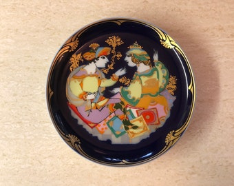 Bjorn Wiinblad Porcelain Wall Art Plate For Rosenthal