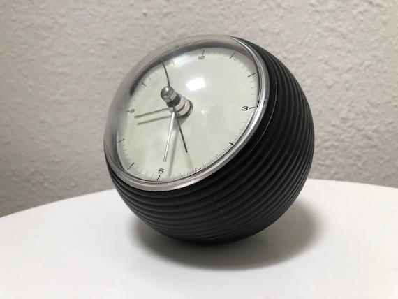 Original Earth Table Clock For Oun 1987 Post Modern Design By Takenobu Igarashi