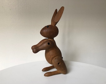 Vintage Kay Bojesen Wood Bunny