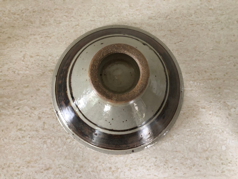 Modern Studio Pottery Footed Bowl
