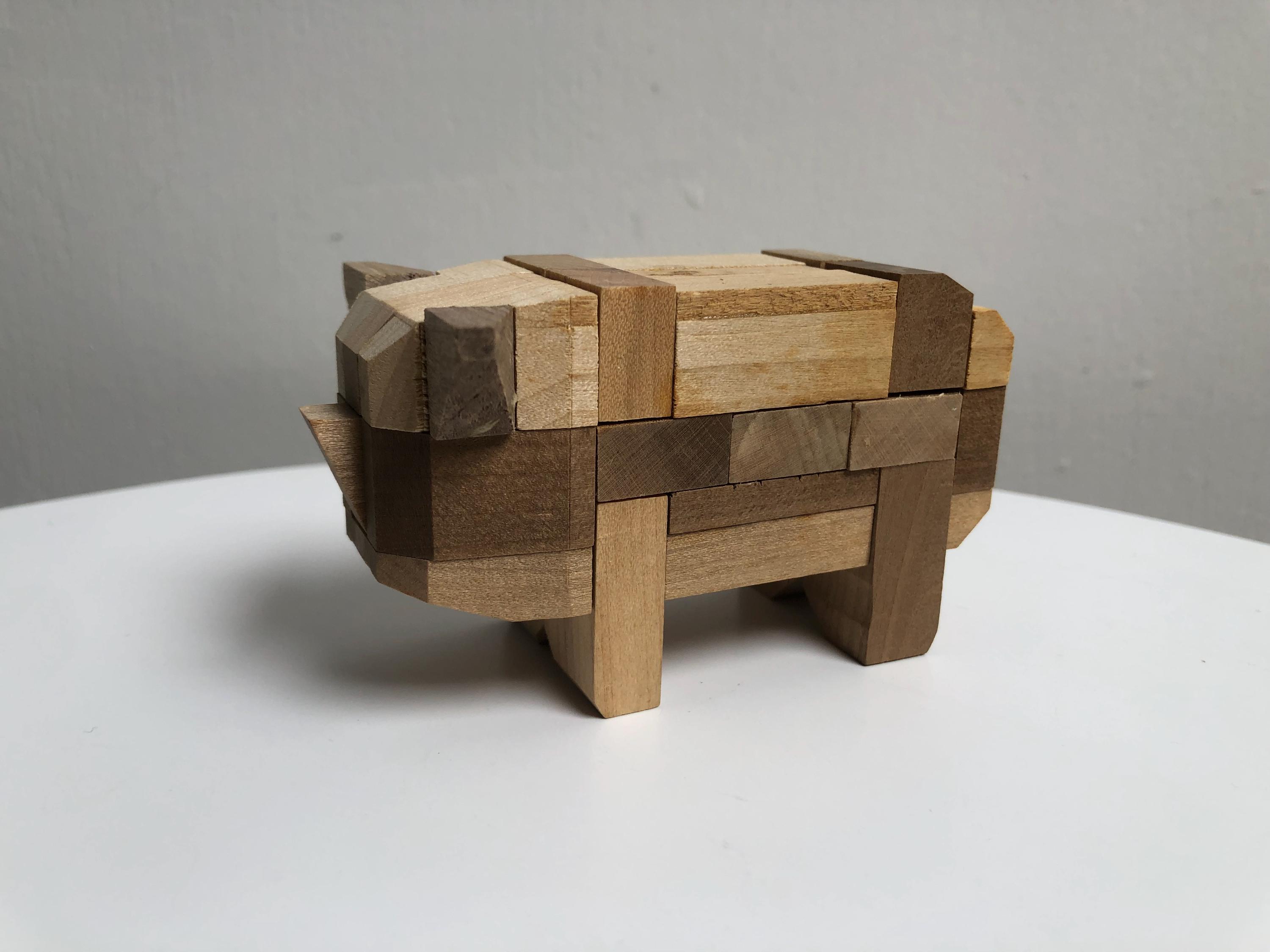 伝統工芸　yamanaka kumiki works 51本組　山中組木工房 山中組木工房 : 51本組木(M) / 山中成夫