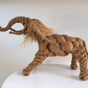 Kay Bojesen And Jorgen Bloch Rope Elephant Sculpture