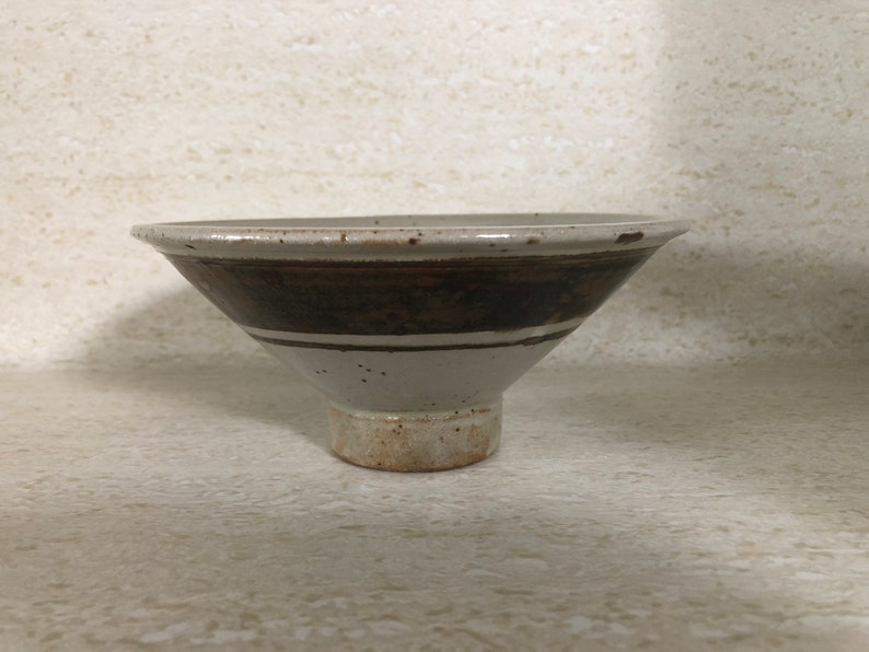 Modern Studio Pottery Footed Bowl