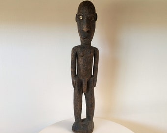 African Fertility Wood Sculpture from the Ivory Coast