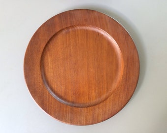 Vintage 1950's Kay Bojesen Teak Plate