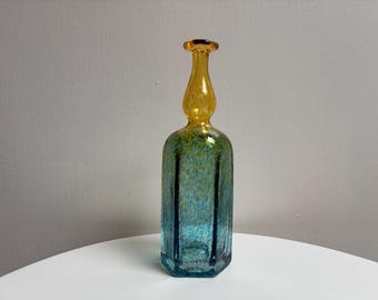 Bertil Vallien Small Studio Bottle Vase For Kosta Boda