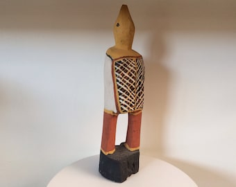 Vintage Modern Australian Aboriginal Wood Sculpture