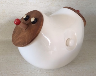 Lagardo Tackett Double Face Ceramic Cookie Jar