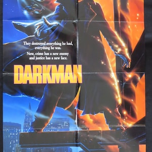 ダークマン 27X41 ワンシート 監督: サム・ライミ 1990年の映画より
