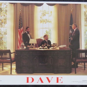 Dave hat eine originale 11x14 erhaltene Foyer Karte aus dem Dreh von 1993