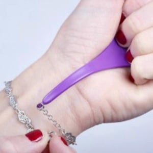 Bracelet Helper Tool with Hook, Hand Accessory Fastening Aid Tool for Jewelry, Clasp Helper Tools, Unfasten Wrist Bracelets, Jewelry Tools