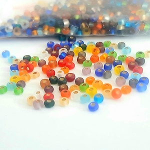 Perline di vetro da 2 mm 9/0 Preciosa, perline ceche multicolori per perline, telaio per la creazione di gioielli, forniture per perline fai da te e ricamo