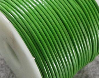 Grüne Lederschnur 2 mm: Runde Schmuckherstellung String