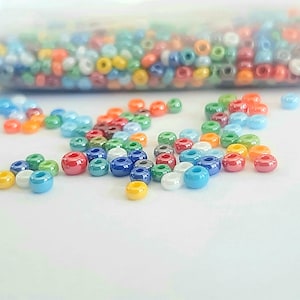 Perline di semi Preciosa Ornela da 2 mm, 9/0, in vetro ceco lucido e opaco, per perline, creazione di gioielli, telaio e artigianato fai da te, forniture per perline e ricamo.