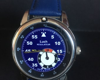 Luch unique regulateur wristwatch