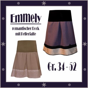 E-book sewing instructions romantic hip skirt, cuff skirt in sizes 34 - 52