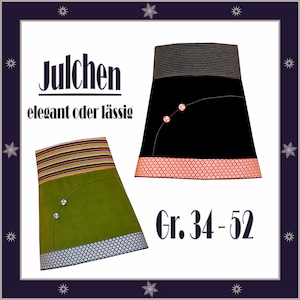 Pattern and sewing instructions hip skirt size 34 - 52