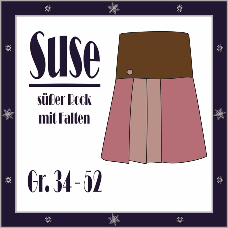 Sewing instructions pleated skirt in the Gr. 34 52 image 1