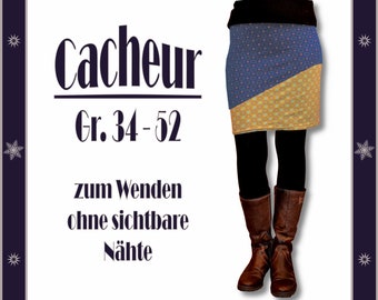 E-Book Schnittmuster Cacheur aus Jersey zum Wenden in den Gr. 34 bis 52