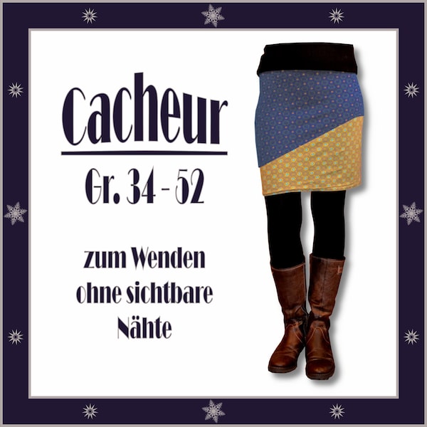 E-Book Schnittmuster Cacheur aus Jersey zum Wenden in den Gr. 34 bis 52