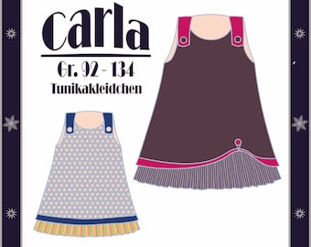 ebook Schnittmuster Kleid Tunika  92 - 134