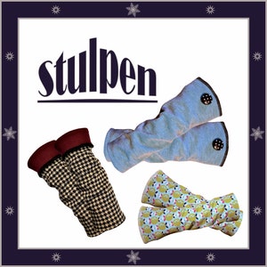E-Book sewing instructions reversible cuffs arm warmers cuffs wrist warmers