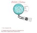 Retractable Badge Holder, Personalized Badge Reels, Monogram Badge Reel, Doctor Badge Reels, Nurse badge Reels, RN BSN, LPN, Medical,MB361 