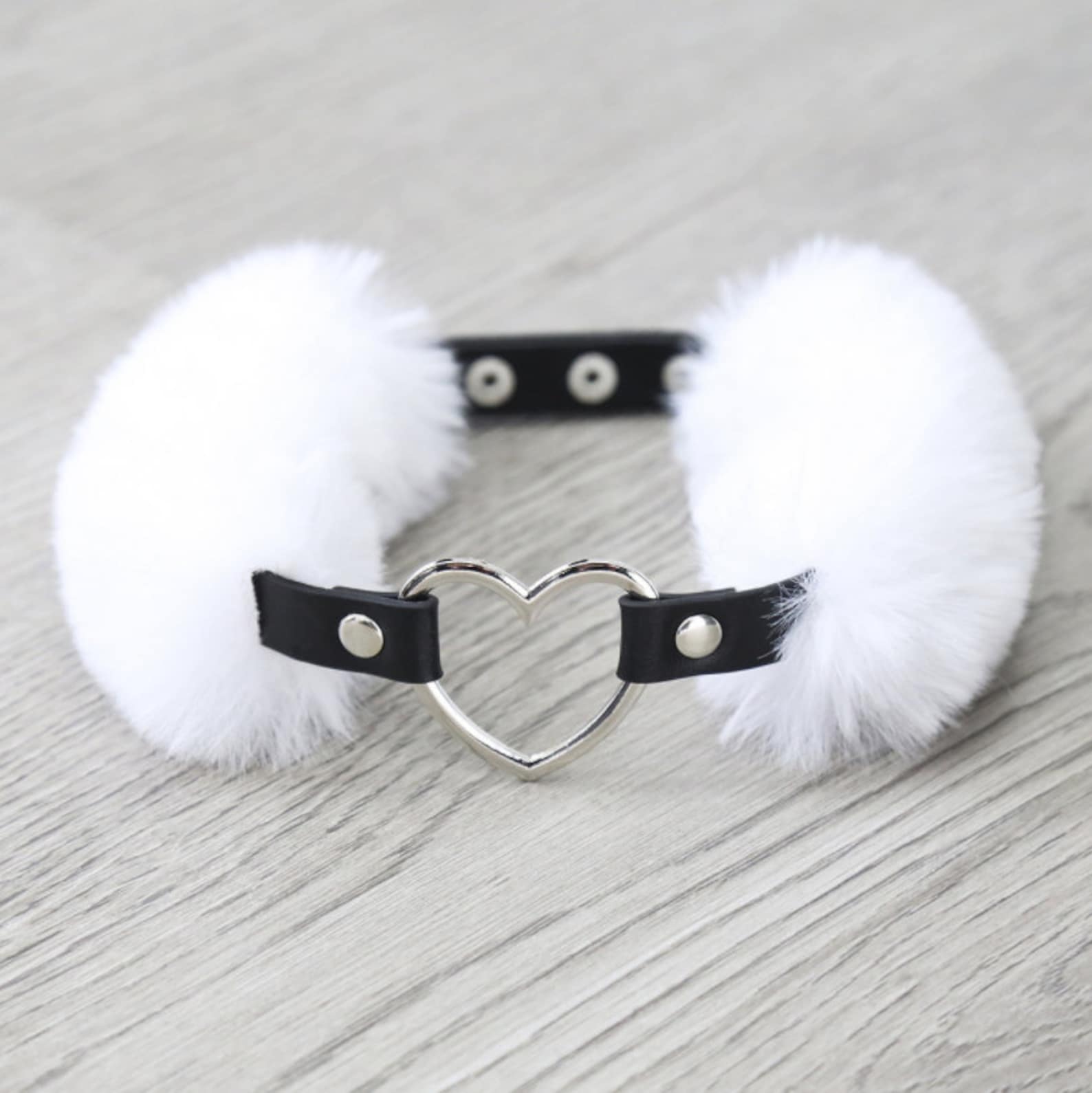 Furry Collar for Submissive Dominatrix Petplay Faux Fur Collar Etsy