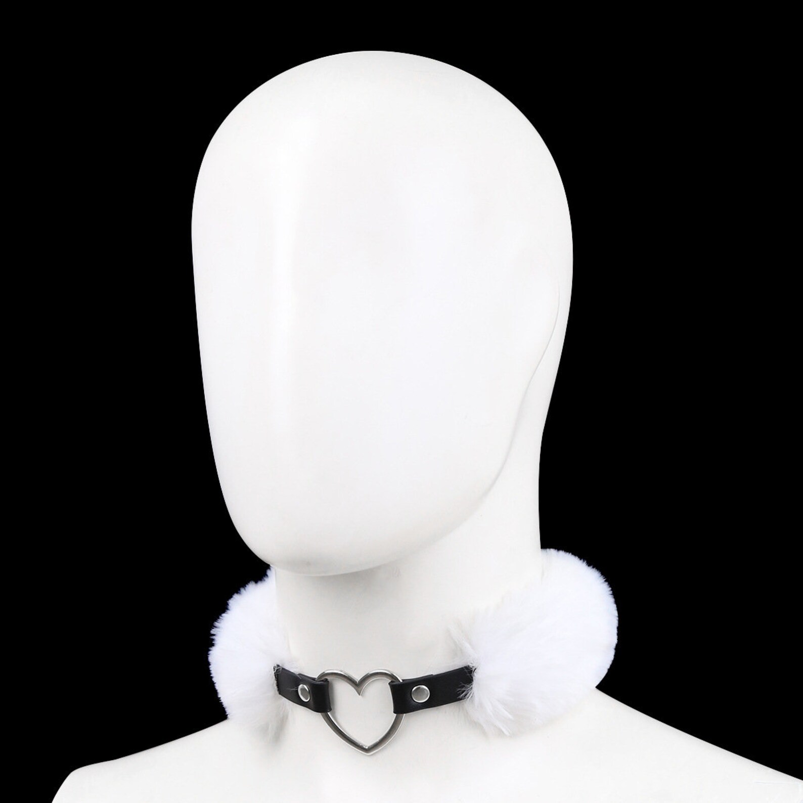 Furry Collar for Submissive Dominatrix Petplay Faux Fur Collar Etsy