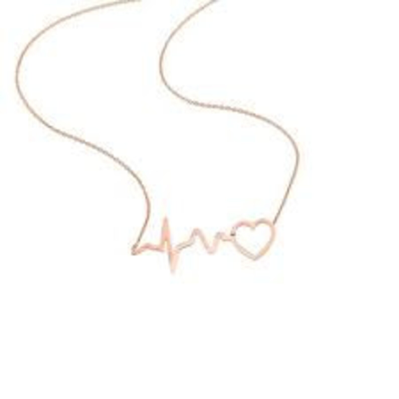 Collier Pendentif Cœur Battant En Or Jaune 14K - Chaîne Réglable 16 à 45,7 Cm - Idéal Cadeau Romantique