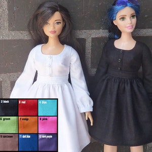 Basic dresses for Curvy dolls.