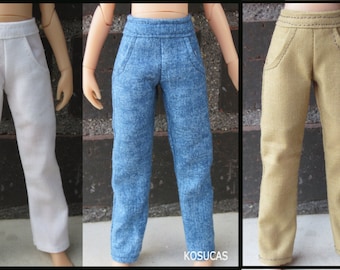 Pantalón básico para muñecas Azone y Ruruko, body puro neemo XS.