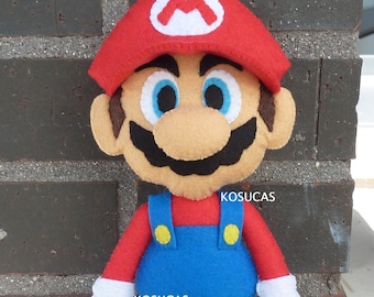 PDF pattern to make a felt Mario.