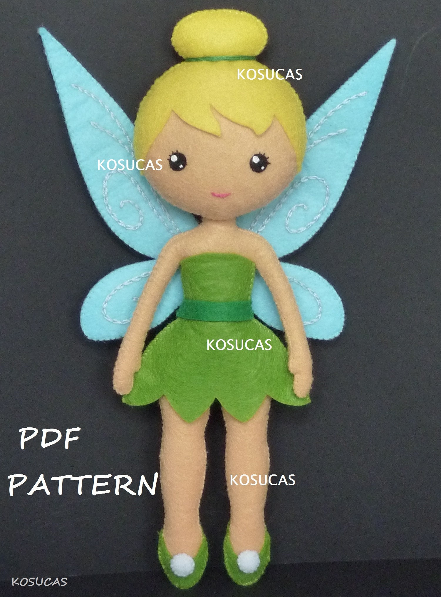 PDF Sewing Patern to Make a Felt Fairy. - Etsy Australia